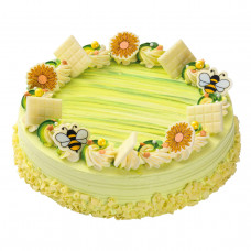 เค้กวันเกิดแบบบัตเตอร์ครีม ขนาด 1 ปอนด์